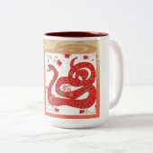 Année chinoise de la tasse de serpent (Devant droit)