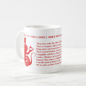ANNÉE CHINOISE DE ZODIAQUE DE LA TASSE DE SINGE (Devant gauche)