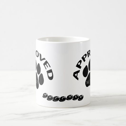 Année chinoise des chiens 2018 personnalisée Mug (Centre)