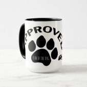 Année chinoise des chiens 2018 personnalisée Mug 2 (Devant gauche)
