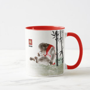 Année chinoise des tasses 2016 de cadeau de singe