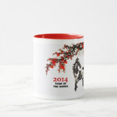 Année chinoise du Cheval Gift Mug (Centre)