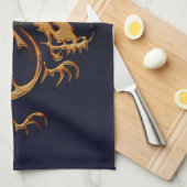 Année chinoise du Dragon & Lune Serviettes asiatiq (Quart Plié)