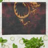 Année chinoise du Dragon Serviettes asiatiques (Plié)