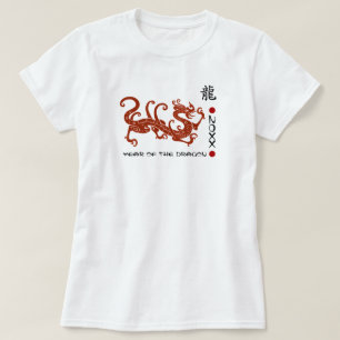 Année chinoise du T-shirts de dragon