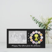 Année chinoise du zodiaque du Carte photo serpent (Debout devant)