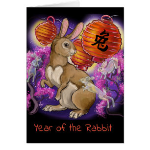 Année chinoise du zodiaque du lapin