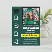 Année de classe Carte d'invitation pour la fête de (Debout devant)