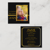 Année de classe Diplôme Insérer le nom | CARTE PHO (Devant / Derrière)