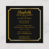 Année de classe Diplôme Insérer le nom | CARTE PHO (Dos)