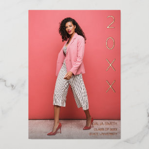 Année de classe Faire-part diplômé