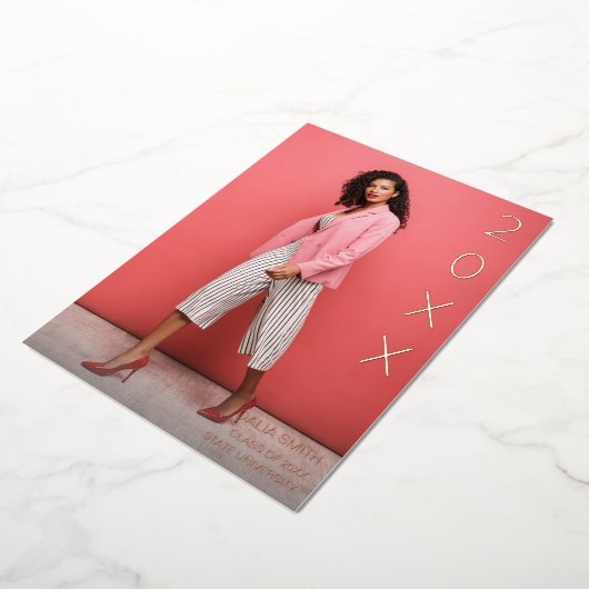 Année de classe Faire-part diplômé (Rotation)