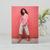 Année de classe Faire-part diplômé (Debout devant)