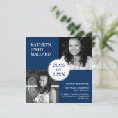 Année de classe Photo Graduation Faire-part Marine (Debout devant)