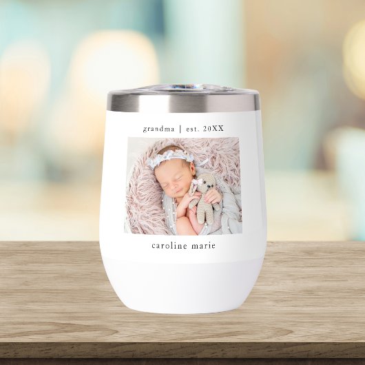 Année de création de la grand-mère photo de bébé