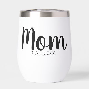 Année de début de maman Cadeau écriture moderne