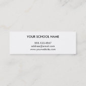 Année de faire-part de remise de diplômes de carte (Dos)