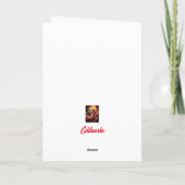 Année de la carte d'anniversaire du dragon (Dos)