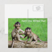 Année De La Carte Postale Fire Monkey (Devant / Derrière)