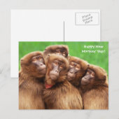 Année De La Carte Postale Fire Monkey (Devant / Derrière)