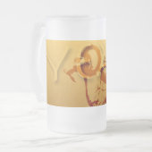 Année de la chèvre Année chinoise Zodiac Glas Mug (Devant gauche)