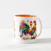 Année de la coq Mug (Devant droit)