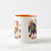 Année de la coq Mug (Centre)