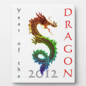 Année de la Plaque Dragon 2012 (Devant)