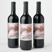 Année de l'anniversaire de l'année Photo Étiquette (Bouteilles)