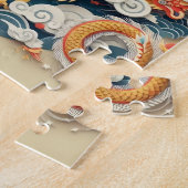 Année de l'art du papier Dragon Jigsaw Puzzle (Côté)