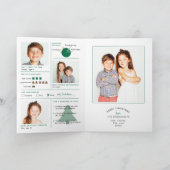 Année de rapport annuel dans la carte de Noël (Intérieur)