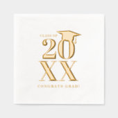 Année de remise de diplômes simple et moderne (Recto)