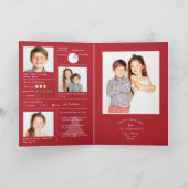 Année de révision Infographie de la carte de Noël (Intérieur)