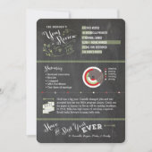 Année de tableau dans des cartes photos d'examen - (Devant)