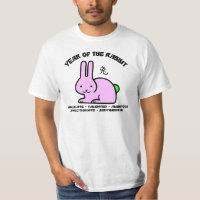 Année des caractéristiques de T-shirt de lapin