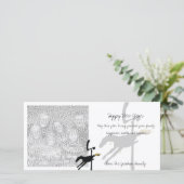 Année des Cartes photos du Nouvel An du Cheval (Debout devant)