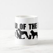 Année des Chiens Symbole chinois Idéogramme Mug (Centre)