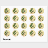 Année des Stickers Snake 1 (Feuille)