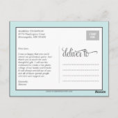 Année d'obtention du diplôme Carte de remerciement (Dos)