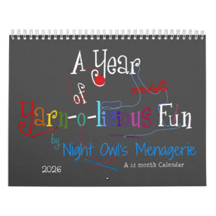 Année du calendrier amusant Crochet-Fun Yarn-o-lic