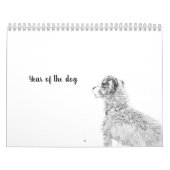 Année du calendrier des dessins de chiens (Protection)