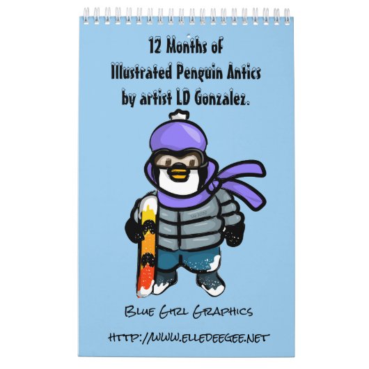 Année du calendrier des pingouins (Dos)