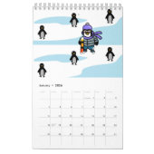 Année du calendrier des pingouins (Jan 2026)