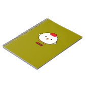 Année du carnet de notes à spirale du coq 2017 (Côté gauche)