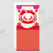 année du Carte photo de chèvre (Devant / Derrière)