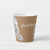 Année Du Cat Kitty Enk Dessin Latte Mug (Devant)