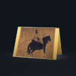 Année du Cheval Chinese Painting Carte de voeux<br><div class="desc">A Man Herding Horses, par Han Gan (706-783 ap. J.-C.), dynastie Tang. Carte de voeux personnalisable pour le Nouvel An Chinois du Cheval (voeux à l'intérieur) ou anniversaire (personnes nées dans l'année du Cheval). Vous pouvez facilement modifier le texte (couleur, police, taille et position) en cliquant sur le bouton personnaliser....</div>