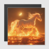 Année du Cheval de Feu 2026, Carte Magnétique (Devant / Derrière)