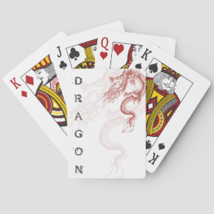 Année du dragon Cartes de jeu personnalisées
