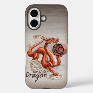 Année du Dragon chinois Zodiac coque iphone d'art